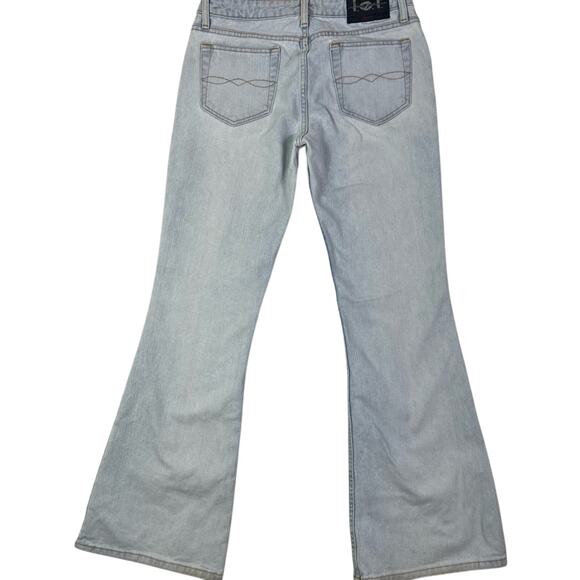 Lee Jeans Womens 11 Blue Flare leg Light Wash Denim Vintage Y2K - Picture 4 of 14
